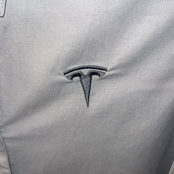 Tesla button down shirt gray - Picture 2 of 5